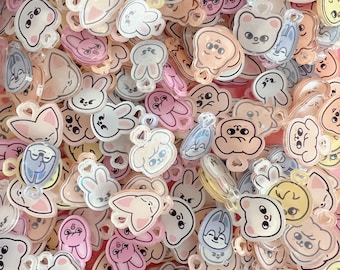 2 cm and 4cm Shiny SKZ Acrylic Pendants