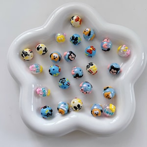 Dis Mixed Hand Painted Beads