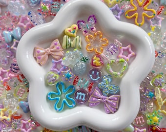 Mixed Shape Hand Painted Beads