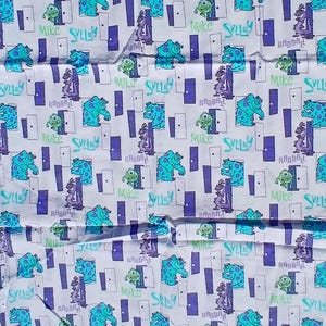 Fabric Pattern # 6196 Monster Doors © Disney for Springs Industries, Inc.