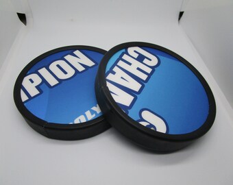 Recycled Pickleball Paddle Coasters, Set of 2, Unique Pickleball Gift, Upcycled Sports Decor, Player Gift