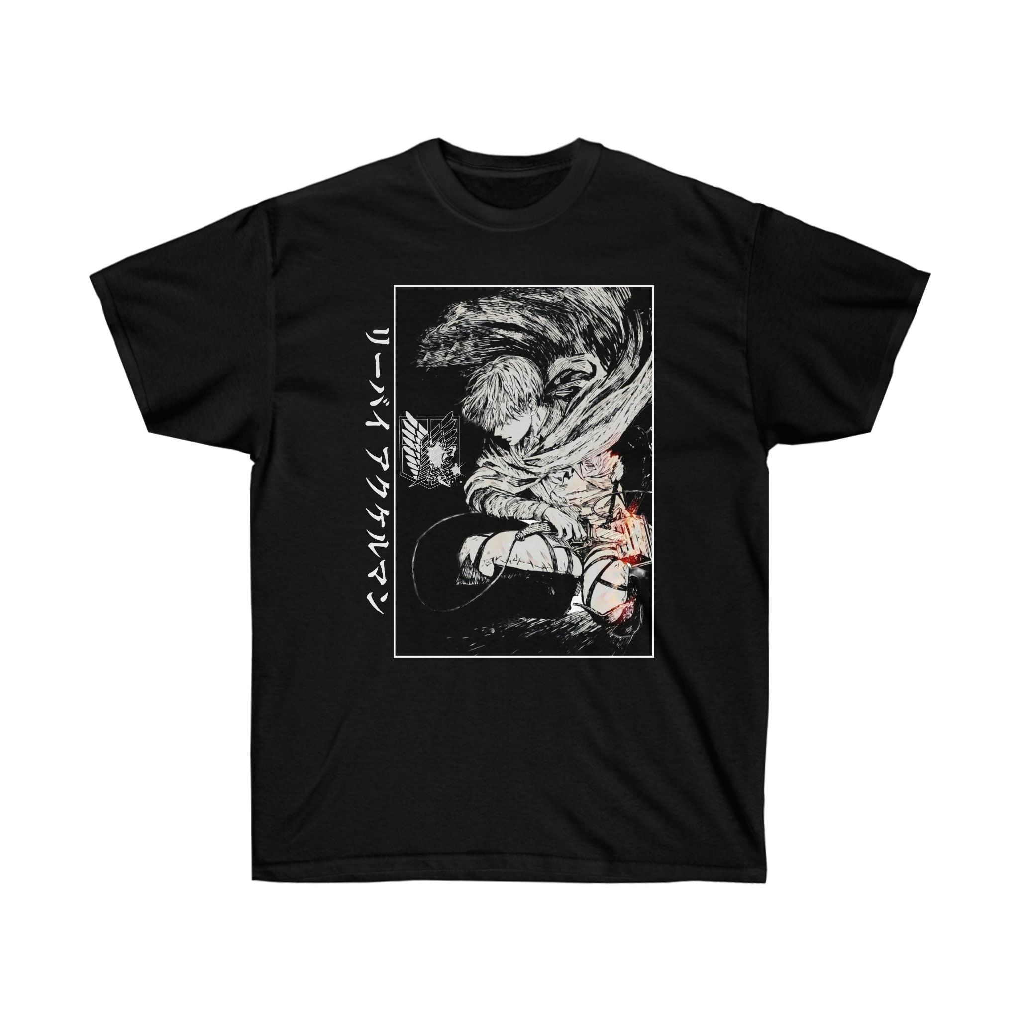 Anime AOT Titan Anime Vintage Anime Shirt - Etsy