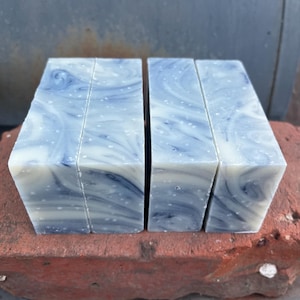 Blå cypress tvålstång Blå glycerin tvålar