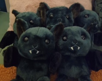 Chauve-souris noire en peluche petite chauve-souris en peluche douce chauve-souris en peluche jouets de chauve-souris mignons Chauve-souris en peluche noire petites peluches jouets en peluche de vacances chauve-souris douce en peluche