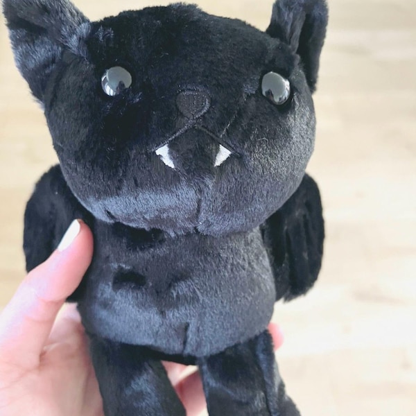 Peluche chauve-souris noire