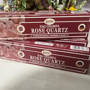 Rose Quartz Incense Incense for Home Incense for the Home Lovely Scented Incense Frankincense for the Home Spiritual Incense for the Home