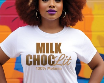 Camisa afroamericana, camisa de mujer negra, sudadera con capucha para Black Girl Magic, regalo para su camisa de azúcar moreno de mujer afro, camisa de melanina