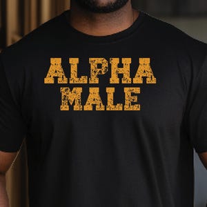 Alpha Male, Alpha Phi Alpha, Black and Gold, 1906, Alpha Tees, Alpha Shirt, 06 shirt, Men of Distinction, Alphas, Black Greek Fraternities,