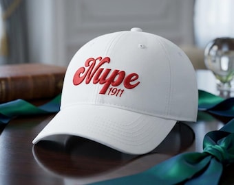 Gorra de béisbol bordada de Kappa Alpha Psi, Kappa, camisa griega, sombrero Nupe, camisa 1911, HBCU, hombre Kappa, camisa de neófito, parafernalia Kappa