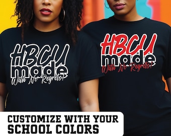 Camiseta de bienvenida de HBCU Ropa universitaria negra Orgullo universitario y educado