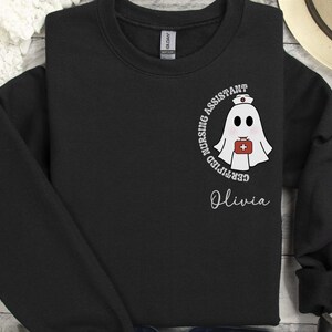 Personalized CNA Sweatshirt, Certified Nursing, Certified Nursing Assistant, Certified Nursing Gift, CNA Life Shirt, CNA Sweatshirt, Cna Tee