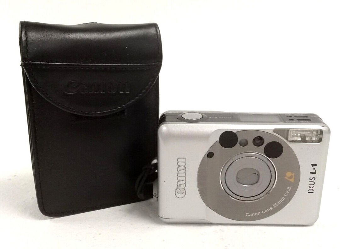 Vintage Canon IXUS L1 L1 Compact Film Camera Silver Etsy