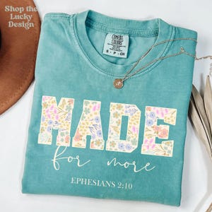 Comfort Colors® Bible Verse Shirt, Cute Christian Shirt For Women,Jesus Shirt,Christian Gift, Christian Christmas Shirt,Love and Grace Shirt