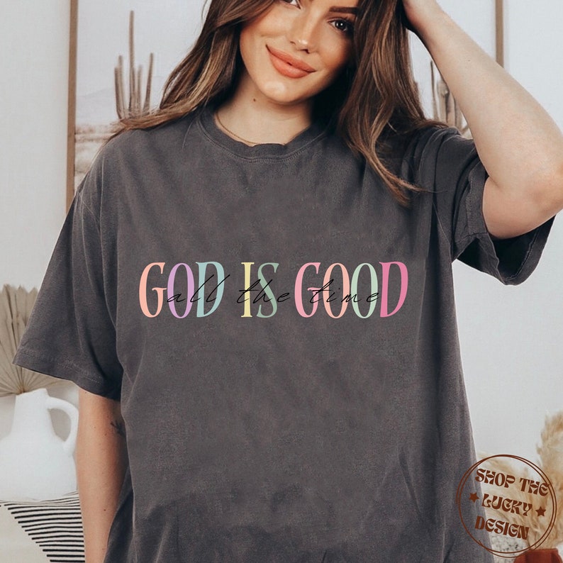 God is Good All the Time PNG Sublimation Design, Boho Christian Png ...