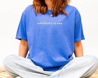 Christian T Shirts for Women Christian Shirt Scripture Shirts for Women Scripture Tee Shirt Cute Christian Apparel Whatever is True