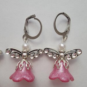 Angel Earrings Roze