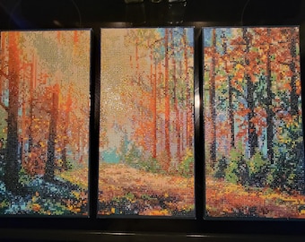 Handmade Diamond Art (Forest) Picture