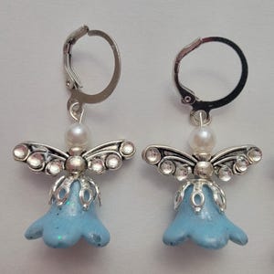 Angel Earrings Blauw