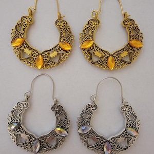 Gold Or Silver Hoop Earrings