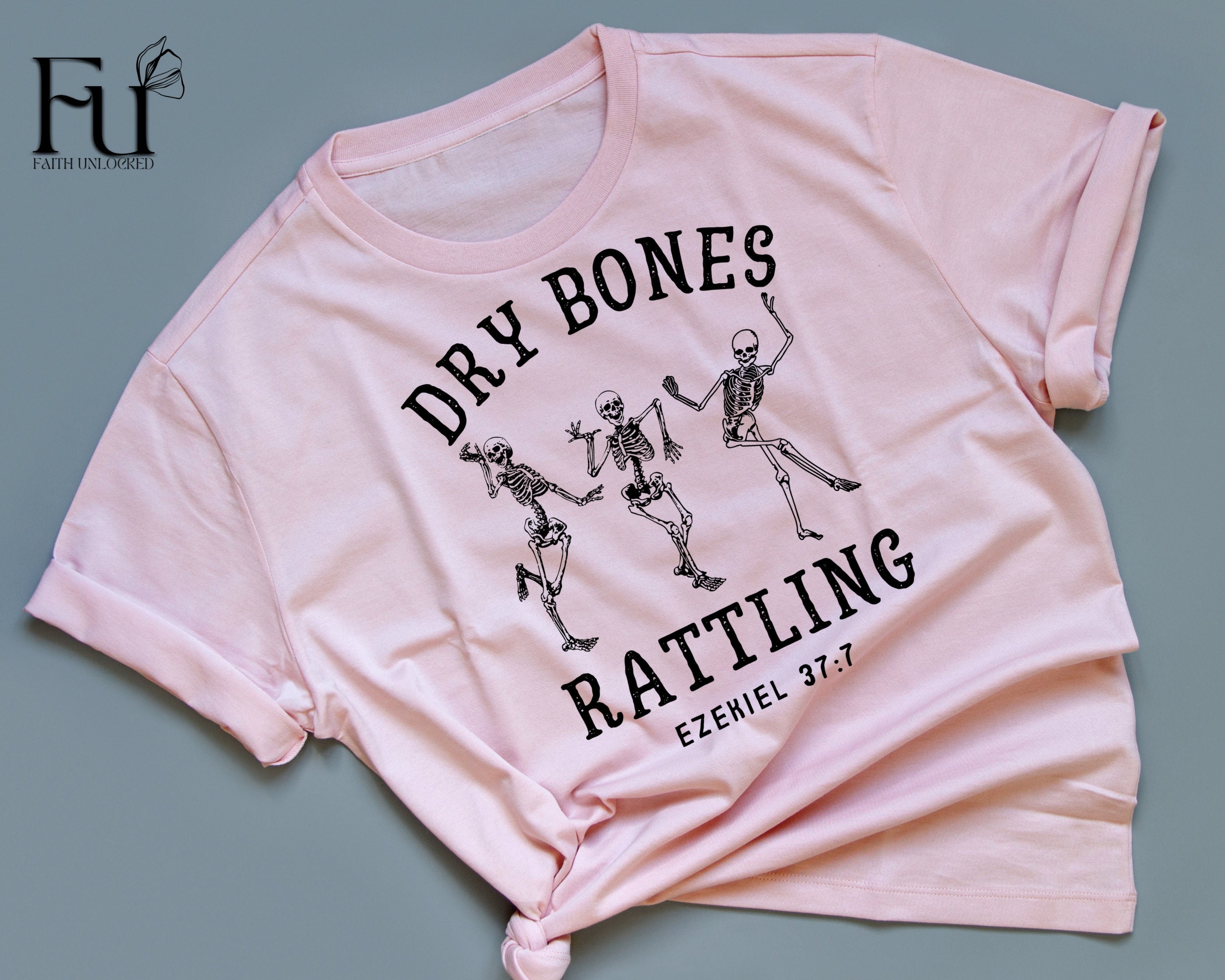 Bones Rattling Dry Bones RATTLING Ezechiel 37 Svg, Scripture Svg, Bible Quote Svg ...