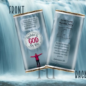 Overflow Ephesians 3v20, Chocolate Bar Wrapper, Candy Bar Overflow ...