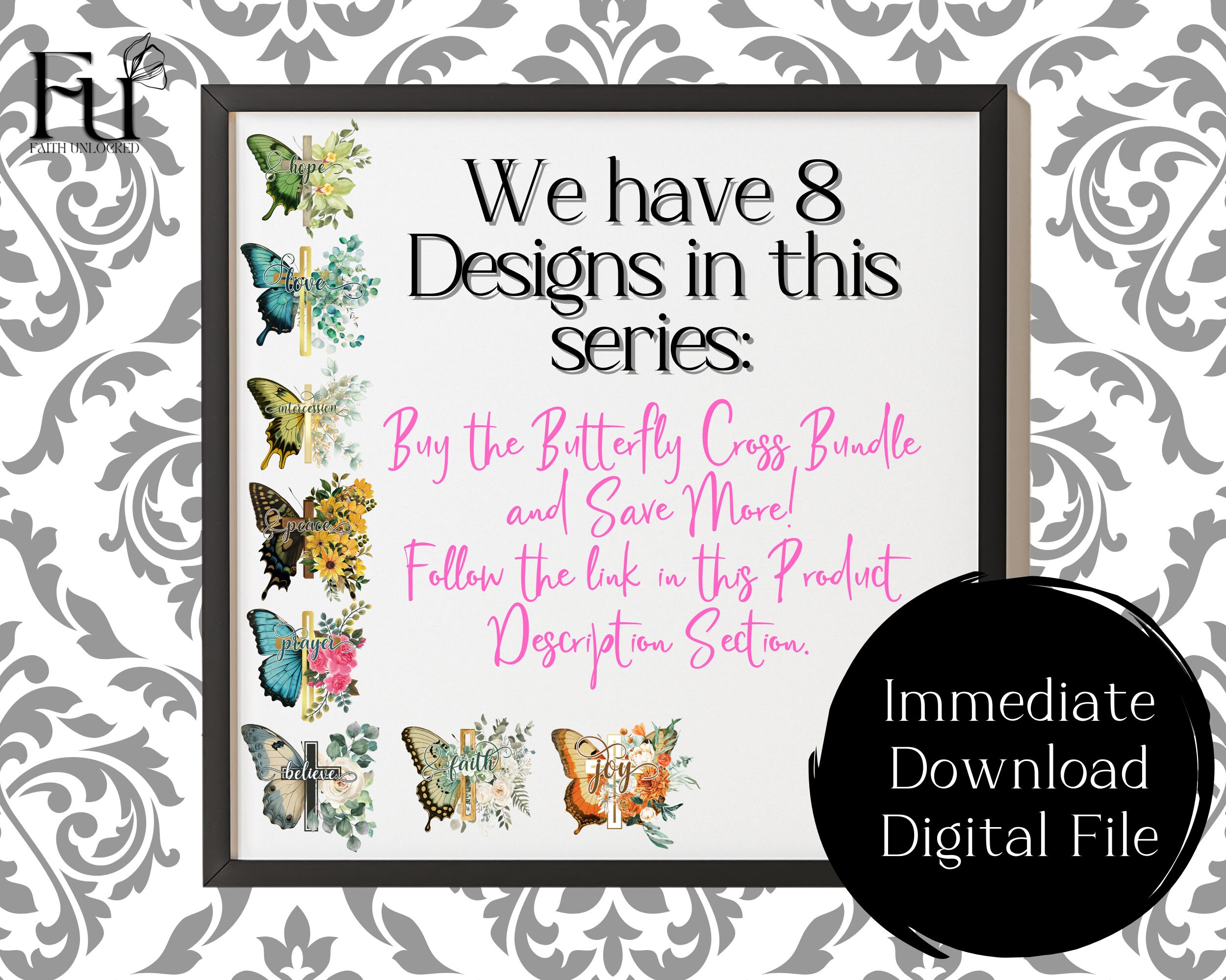 Faith Butterfly Cross Svg Png Jpg Pdf Scripture Svg Bible - Etsy