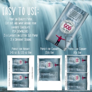 Overflow Ephesians 3v20, Chocolate Bar Wrapper, Candy Bar Overflow ...