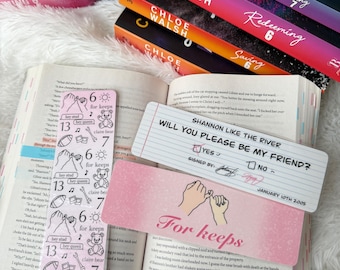 Boys of Tommen Inspired Bookmark | Binding 13 | Keeping 13 | Romance Book Accessories | Romance Reader | Bookish Gift Ideas