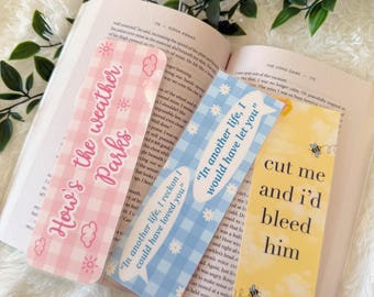 Magnolia Parks Inspired Bookmark | Romance Reader | Book Accessories | Gift Ideas | Collage Bookmark
