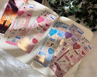 Boys of Tommen Inspired Bookmarks | Romance Reader | Book Accessories | Binding 13 Inspired Bookmark | Collage | Gift Ideas