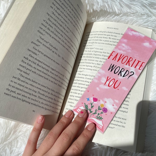 Love and Other Words Bookmark | Book Accessories | Reader | Book Series | Friends to Lovers Books | Elliot and Macy | Gift Ideas