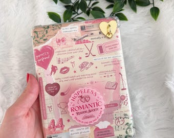 Op de deal geïnspireerde digitale Kindle-inzet | Kindle-decor | Inzetdoos | Op de campus geïnspireerde Kindle-hoesje | Accessoires voor romantische boeken