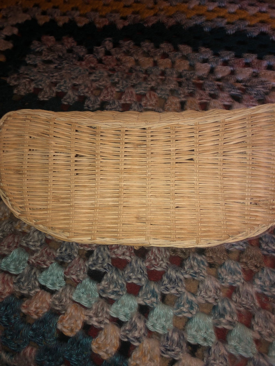 Vintage Fishing Creel Basket Wicker Decoration Basket Etsy