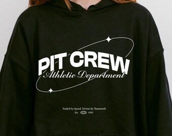 Pit Crew F1 Hoodie | Formula 1 Vintage Hoodie | Formula One Racing Merch | F1 Pit Crew Sweatshirt | Unisex F1 Formula 1 Gift Present