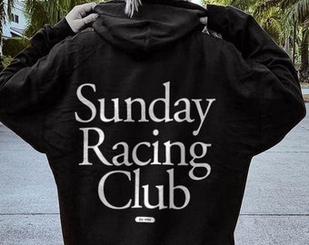 Vintage F1 Hoodie | Sunday Racing Club Formula One F1 Racing Vintage Style | Unisex Formula Racing Fan Gift | Racing Inspired Hoodie