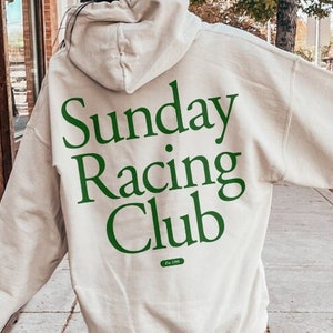 Vintage F1 Hoodie | Sunday Racing Club Hoodie | Vintage Formula One F1 Top Racing Unisex Fan Gift | Racing Inspired Hoodie