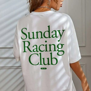 Vintage F1 Tee | Sunday Racing Club Tee | Vintage Formula One F1 Top Racing Unisex Fan Gift | Racing Inspired Shirt
