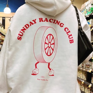 Vintage F1 Hoodie | Sunday Racing Club Hoodie | Vintage Formula One F1 Top Racing Unisex Fan Gift | Racing Inspired Shirt
