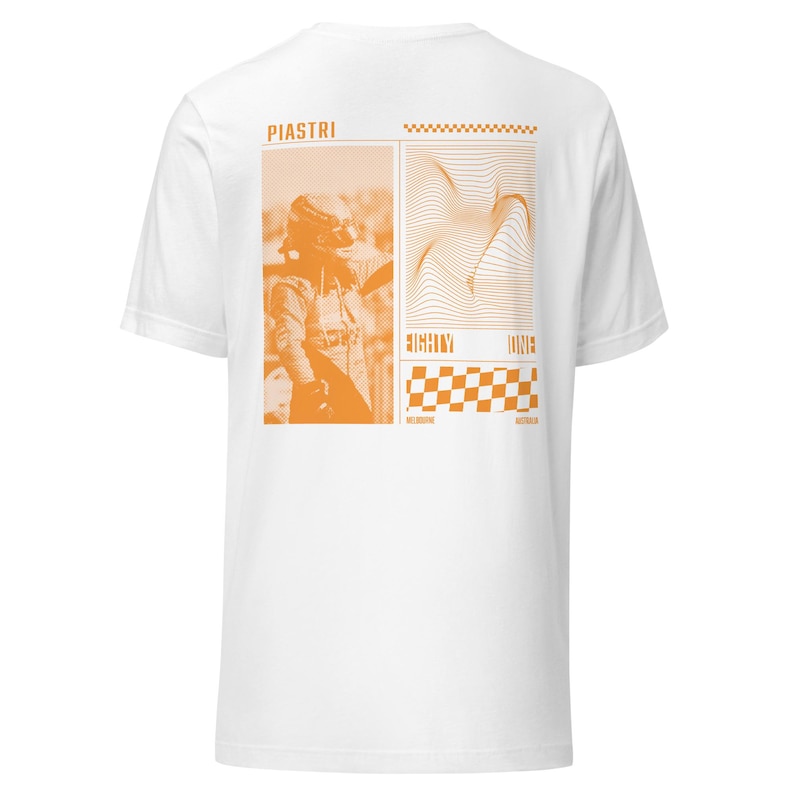 Piastri F1 Shirt Merch Oscar Piastri Tee F1 Tee Mclaren Oscar Piastri Shirt