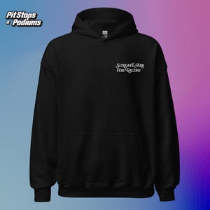 Sudadera con capucha vintage de Fórmula 1 / Sudadera con capucha de Fórmula 1 con estética Sundays Are For Racing / Sudadera con capucha de Fórmula 1 de gran tamaño y moda / imagen 5