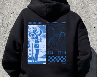 Y2K Vintage Daniel Ricciardo F1 Sudadera con capucha F1 Daniel