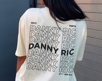Daniel Ricciardo F1 Tee | Formula One Racing Shirt | Unisex DR3 Merch | Formula One Vintage Style | Unisex Formula Racing Fan Gift