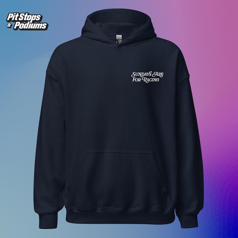 Sudadera con capucha vintage de Fórmula 1 / Sudadera con capucha de Fórmula 1 con estética Sundays Are For Racing / Sudadera con capucha de Fórmula 1 de gran tamaño y moda / imagen 7