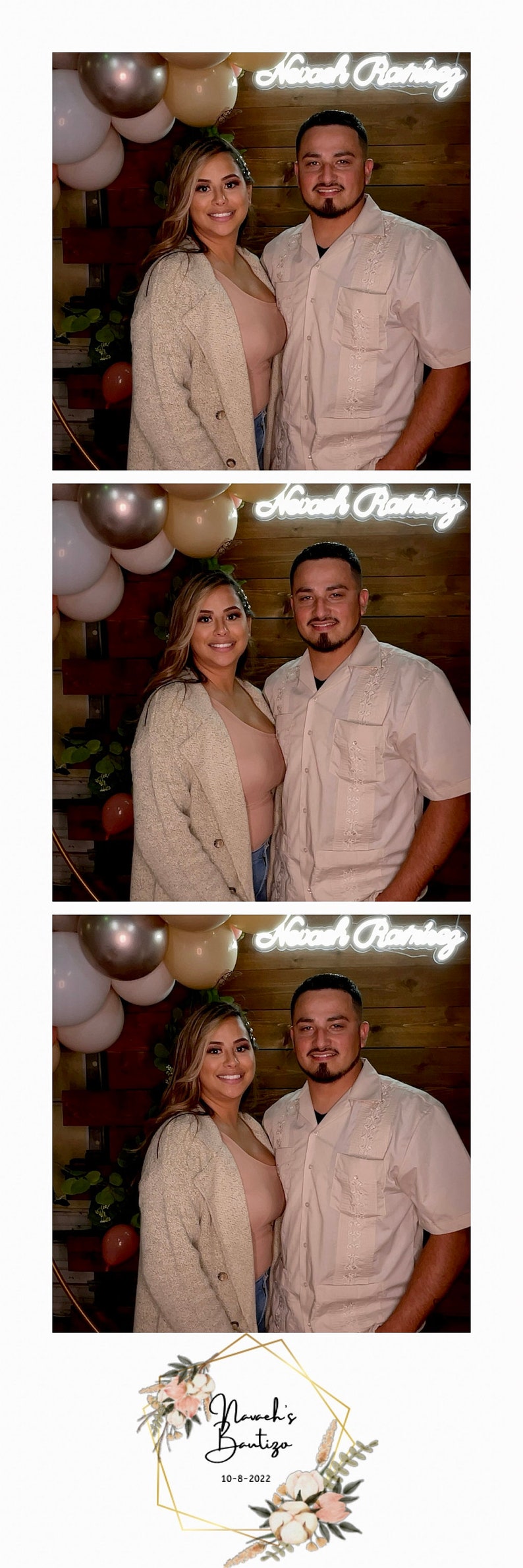 Salsa Photo Booth Templates Request Customized Template Etsy