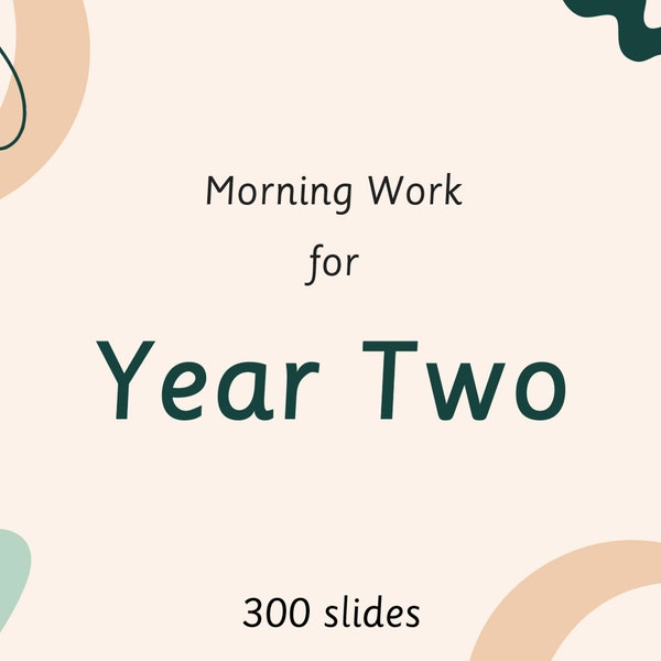 Morning Work for Year 2 (Whole Year Pack)