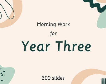 Morning Work for Year 3 (Whole Year Pack)