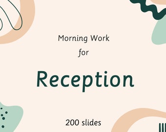 Morning Work for Reception (Whole Year Pack)