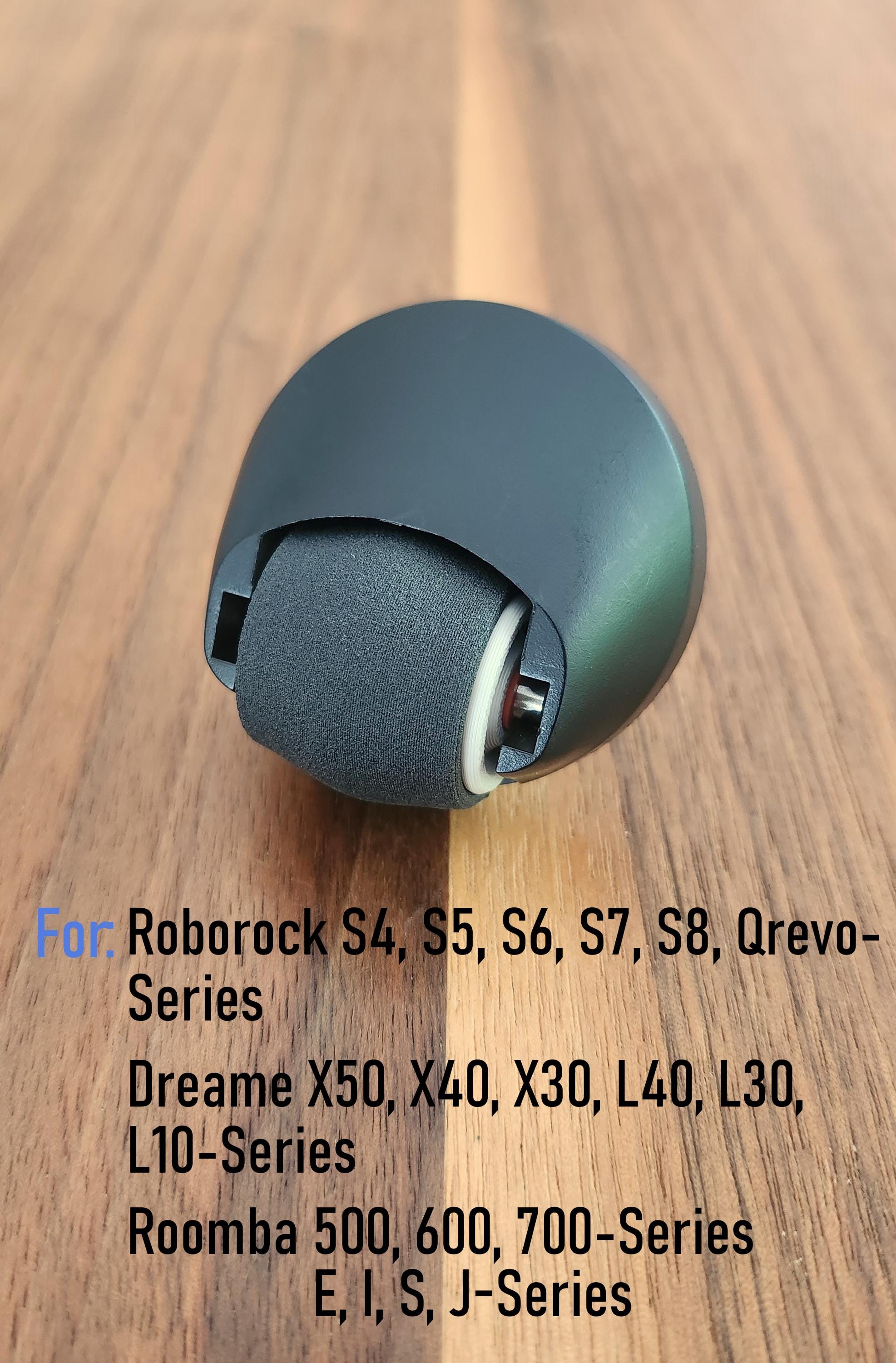 Rubber Front Wheel Suitable for Many Roborock, Dreame and