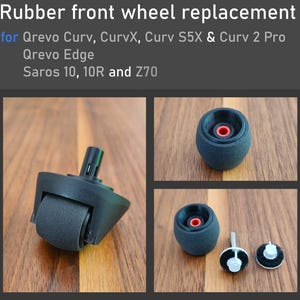 Gummi-Vorderrad passend für QRevo Curv-Serie/Edge und Saros 10/10R und Z70