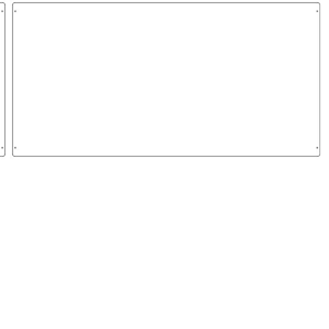 Puede incluir: Tres carteles rectangulares blancos en blanco con un fino borde negro. Los carteles están dispuestos en fila, con el tercer cartel inclinado hacia la derecha.